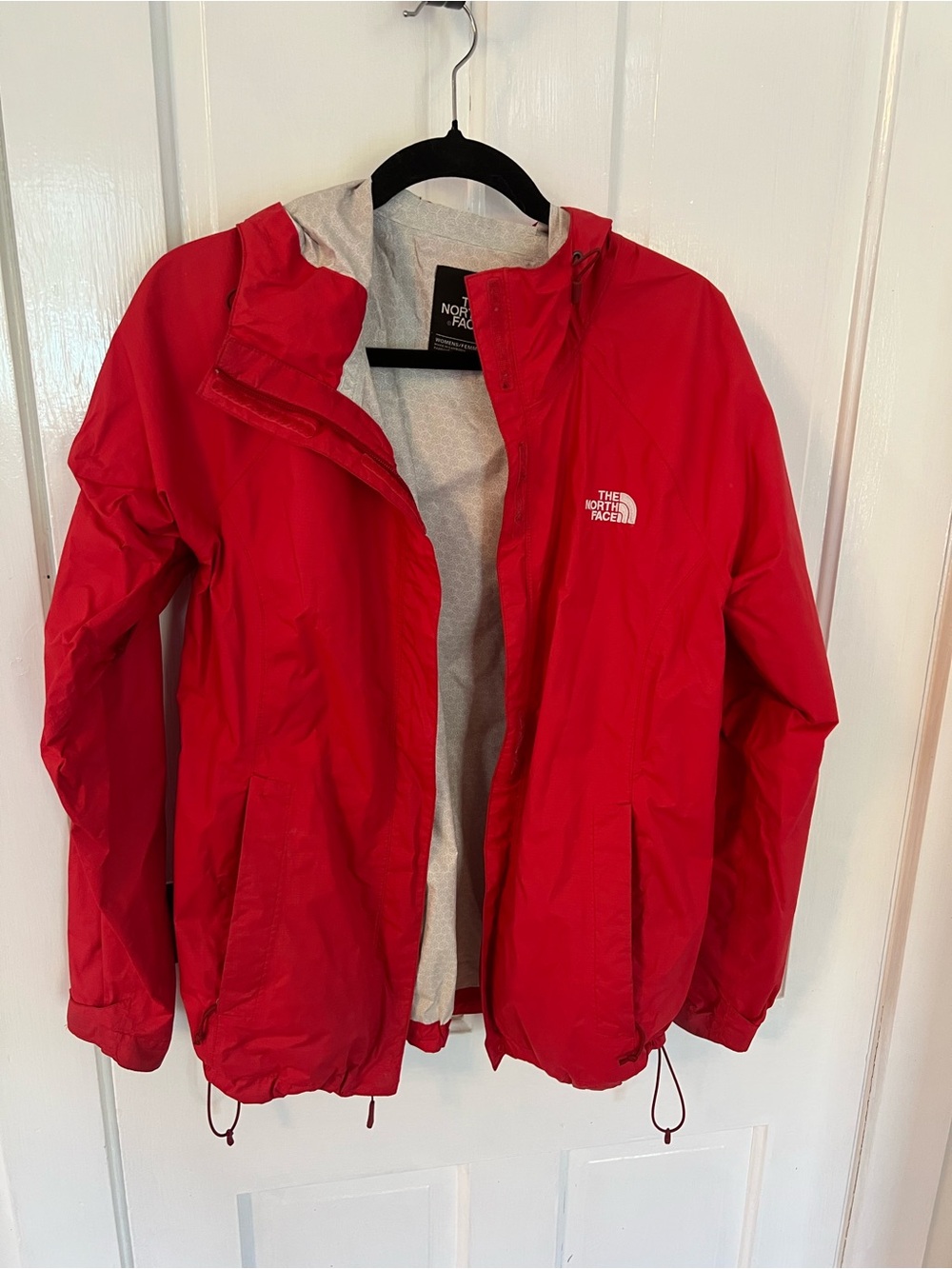 The North Face Red Waterproof Hooded Jacket